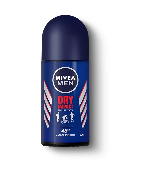 NIVEA MEN Dry Impact Deodorant Roll-On (50ml) NIVEA MEN Dry Impact Deodorant