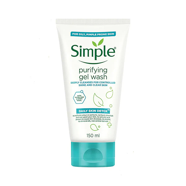 Simple Daily Skin Detox Purifying Face Wash Simple Daily Skin Detox