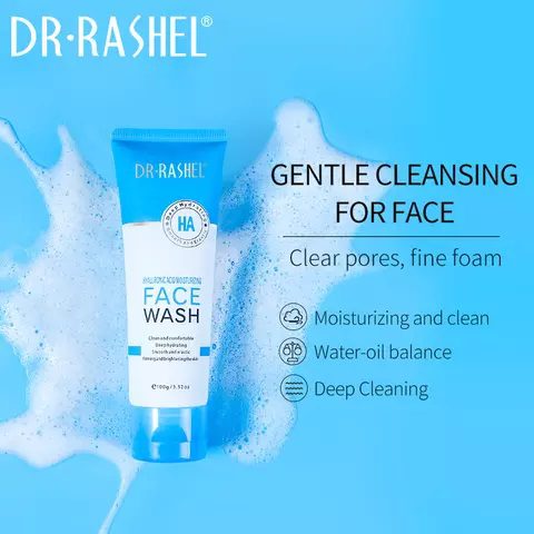 DR RASHEL Hyaluronic Acid Moisturizing and Smooth Face Wash DR RASHEL Hyaluronic Acid Face Wash