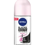 NIVEA Black & White Invisible Clear Roll-On