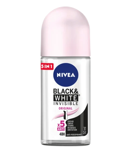 NIVEA Black & White Invisible Clear Roll-On