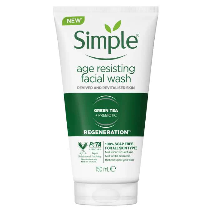 57855297-5011451104020-01.jpg.rendition.680.680 SIMPLE REGENERATION AGE RESISTING FACIAL WASH (150ml) - Image 1