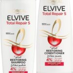 L’Oréal Paris Elvive Total Repair 5 Repairing Shampoo 400ml + Conditioner 360ml