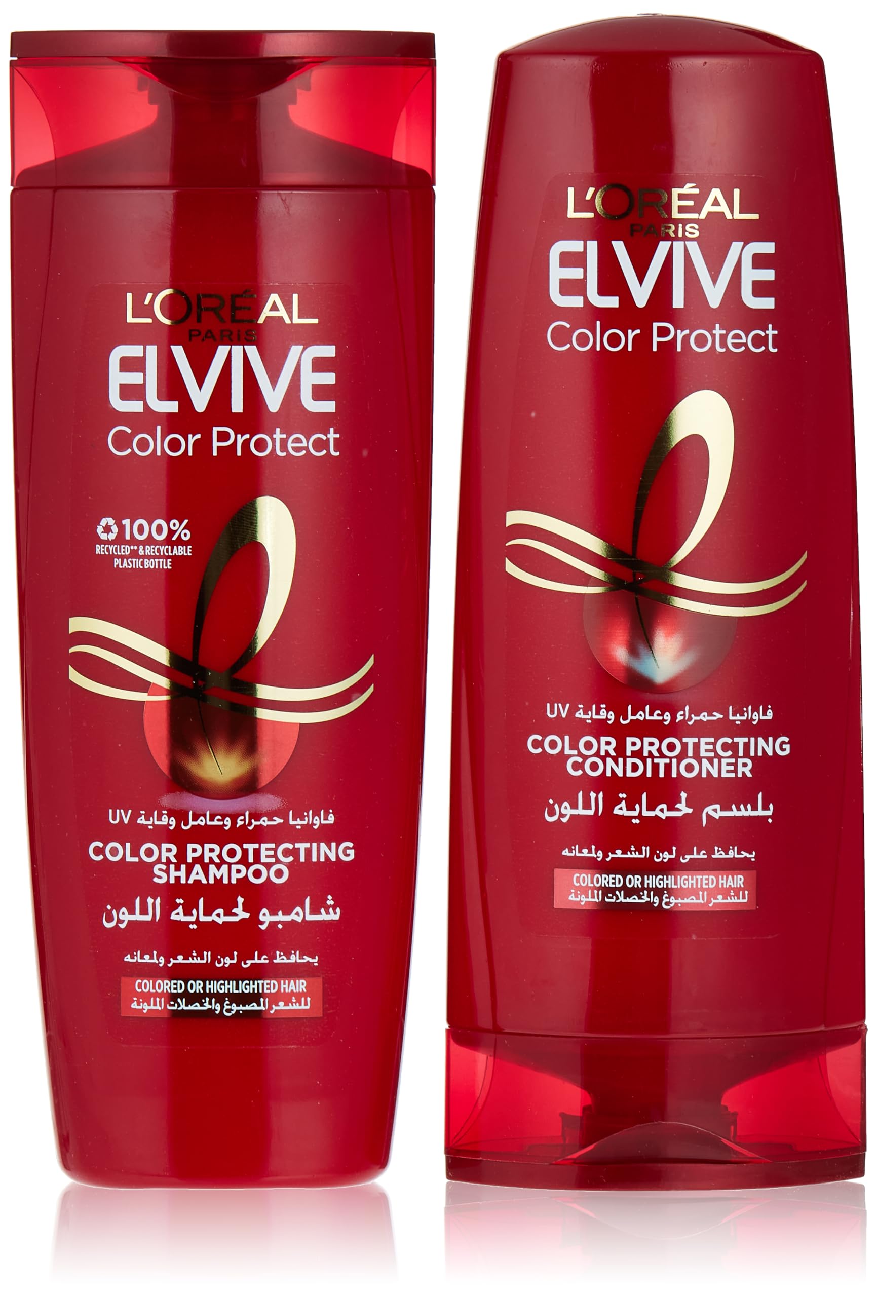 Version 1.0.0 'Oreal Paris Elvive Colour Protecting Shampoo 400ml & Conditioner 360ml Dual Pack - Image 1