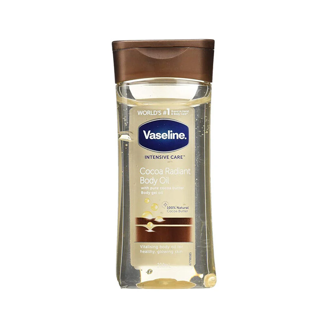 Vaseline Intensive Care Cocoa Radiant Body Gel Oil (200ml) Vaseline Cocoa