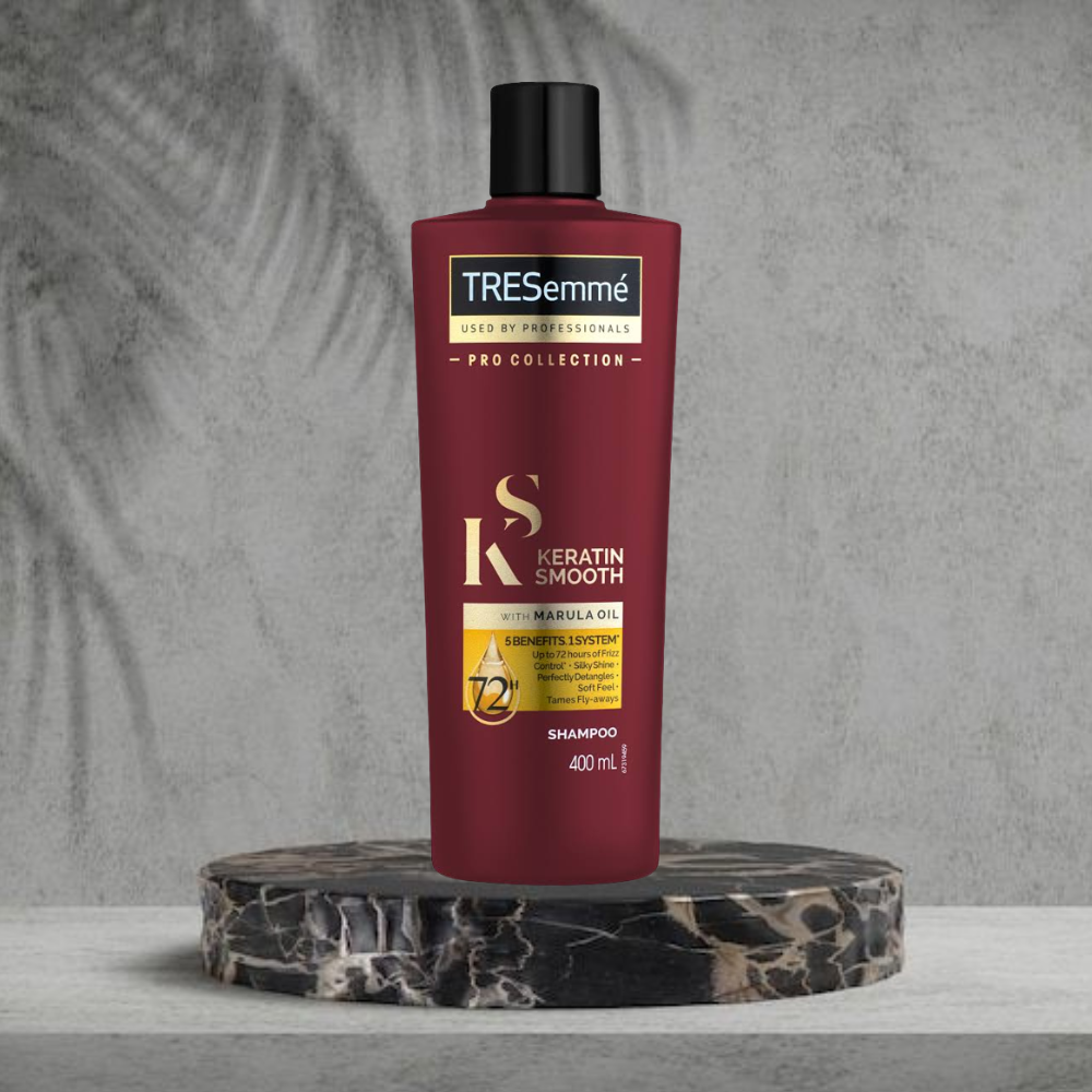 nH1QYQxA332Ep2F8xS3nzg5Buwa2V6ZUxlLXYj40 Tresemme Keratin Smooth Shampoo With Marula Oil 400-ml - Image 1