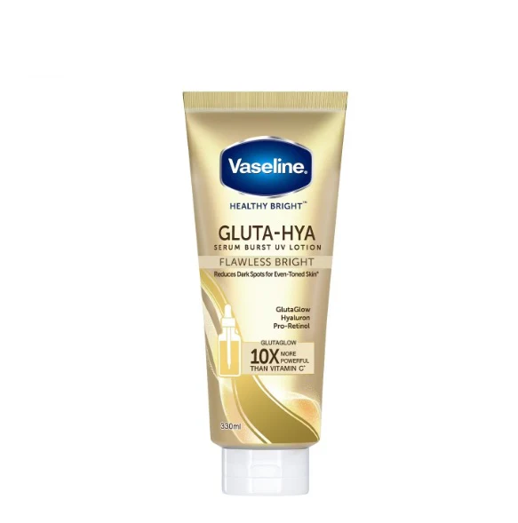 Untitled_ba65622a-81e6-4b90-8c83-166c2850d8a0.jpg Vaseline Gluta Hya Serum Burst Lotion Flawless Bright Size (330ML) - Image 1