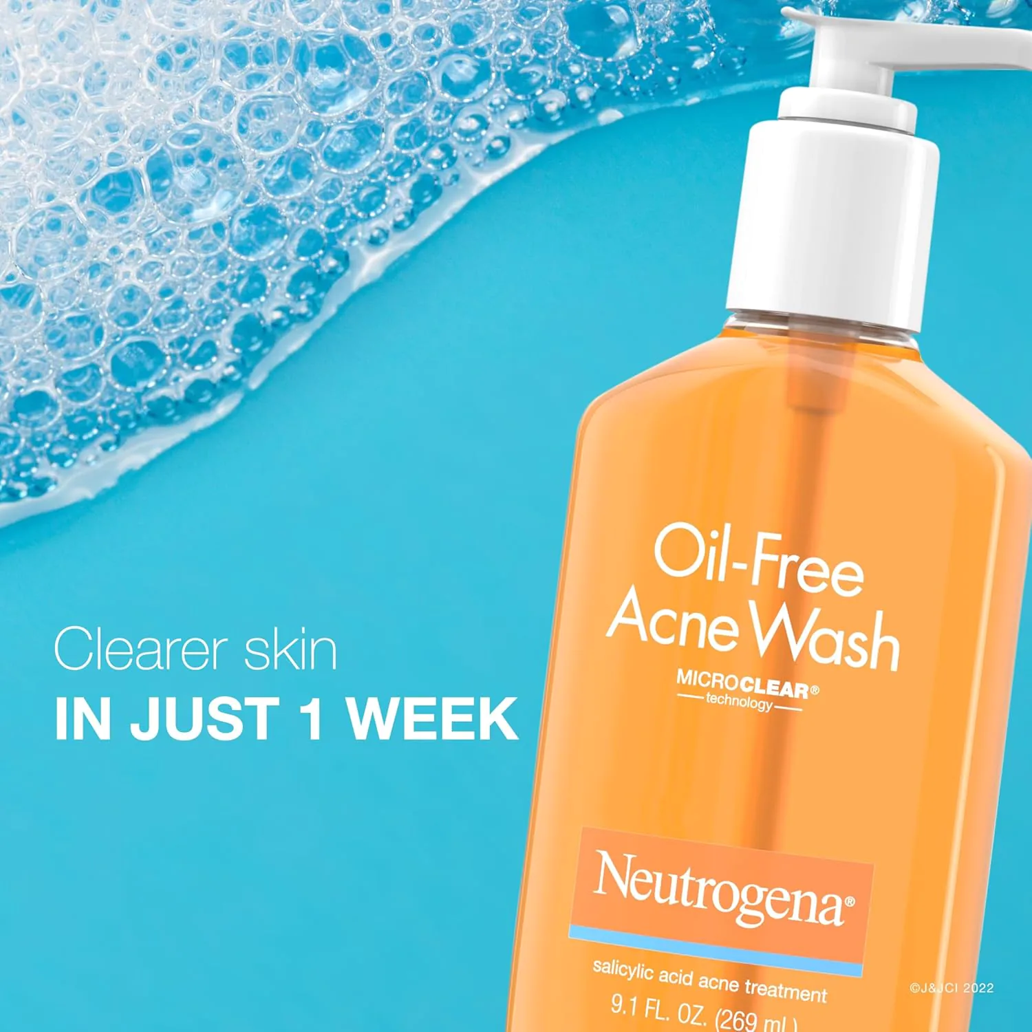 Neutrogena-Oil-Free-Acne-Wash-269ml Neutrogena Oil-Free Acne Wash with Salicylic Acid 269ml - France - Image 1