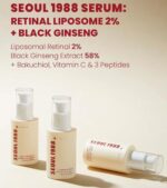 SEOUL 1988 Serum : Retinal Liposome 2% + Black Ginseng- 30ml - Image 2