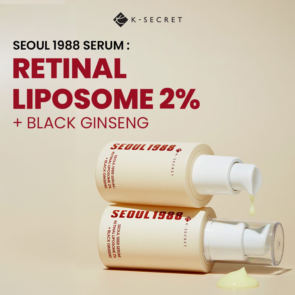 sg-11134207-7req1-m8e7vuhgspat70 SEOUL 1988 Serum : Retinal Liposome 2% + Black Ginseng- 30ml - Image 1