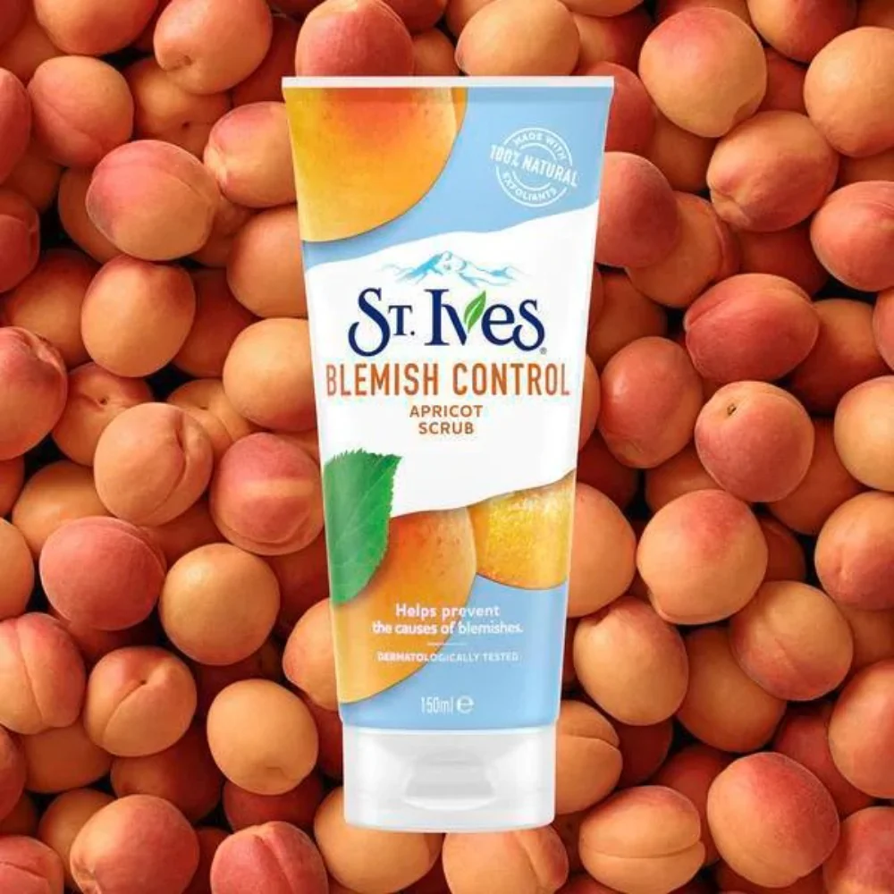 st 5 St.Ives Blemish Control Scrub Apricot- 170g - Image 1