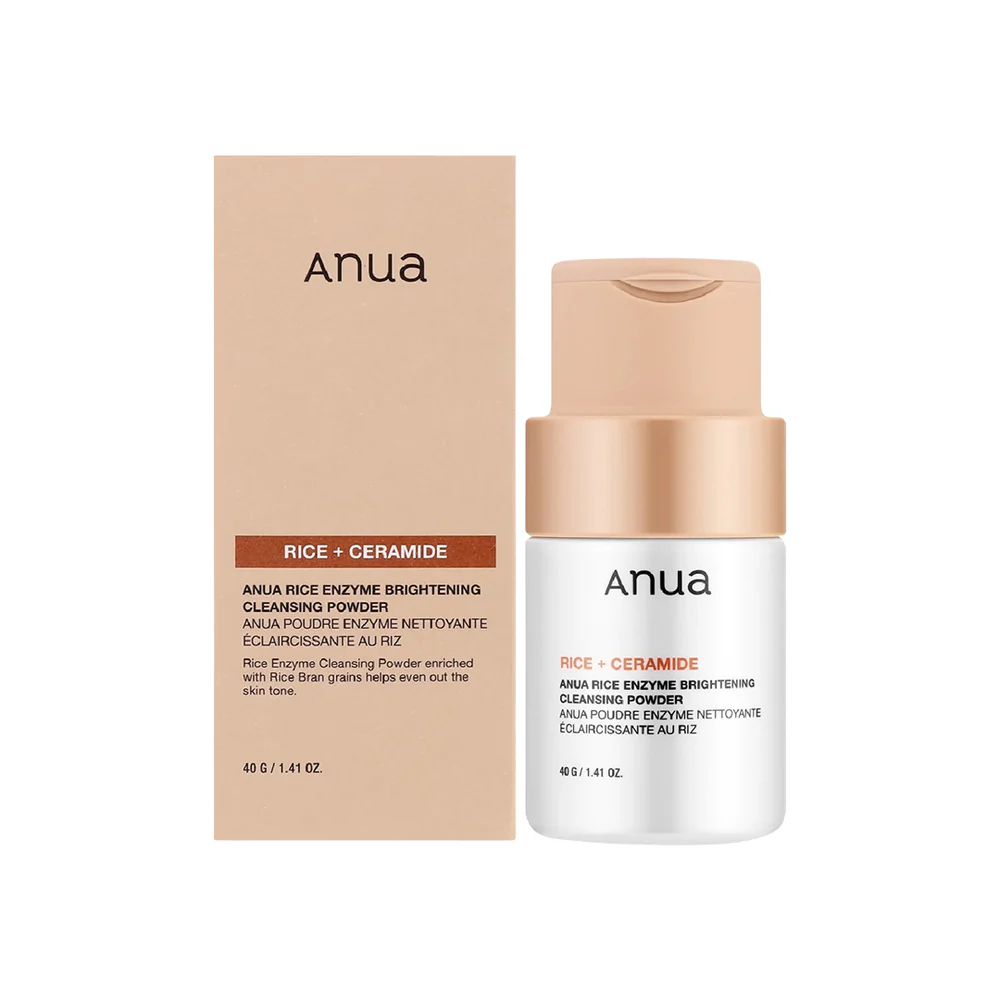 AnuaRiceEnzymeBrighteningCleansingPowder40gBOx Anua Rice Enzyme Brightening Cleansing Powder-40g - Image 1