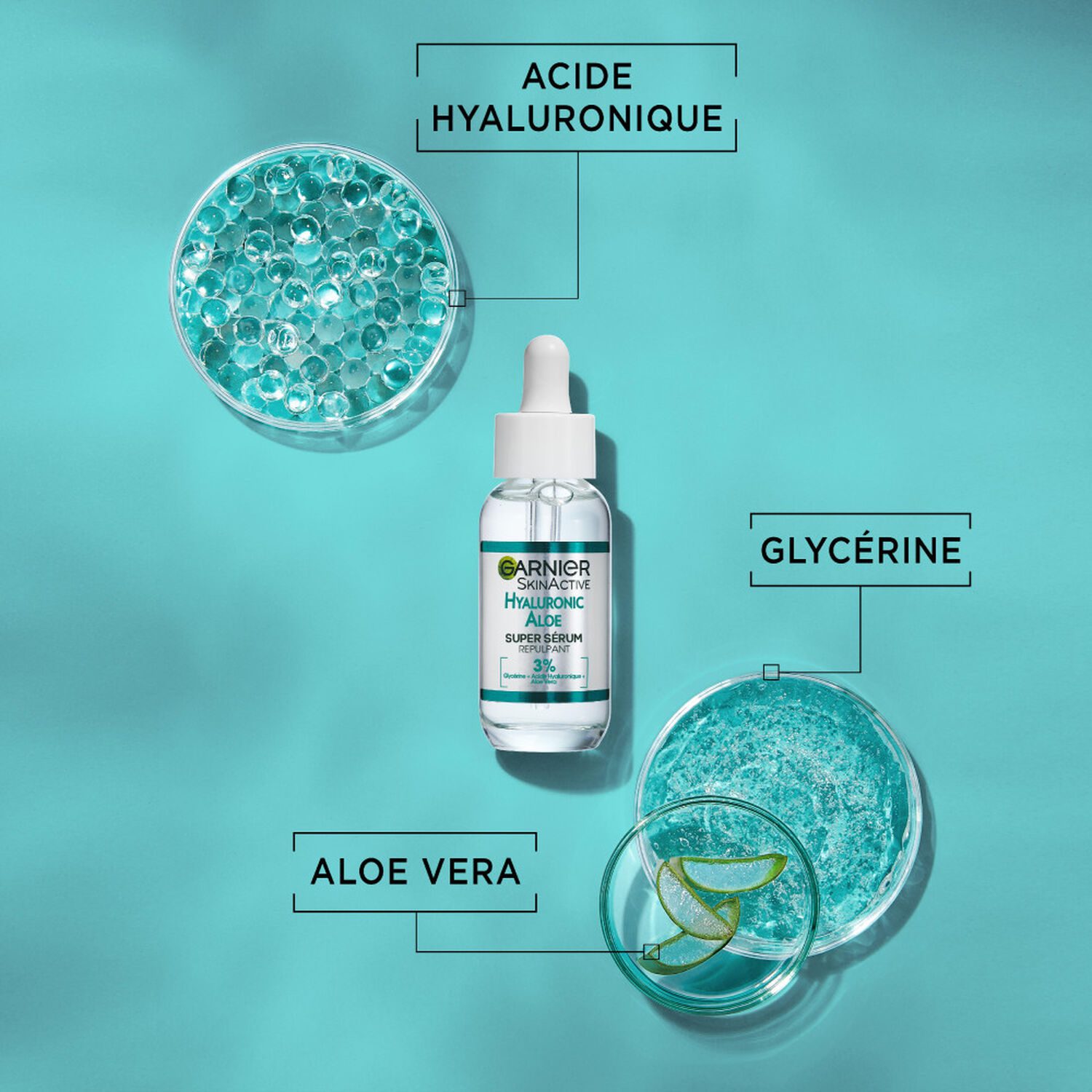 g6 Garnier Hyaluronic Aloe Replumping Serum-30ml - Image 1