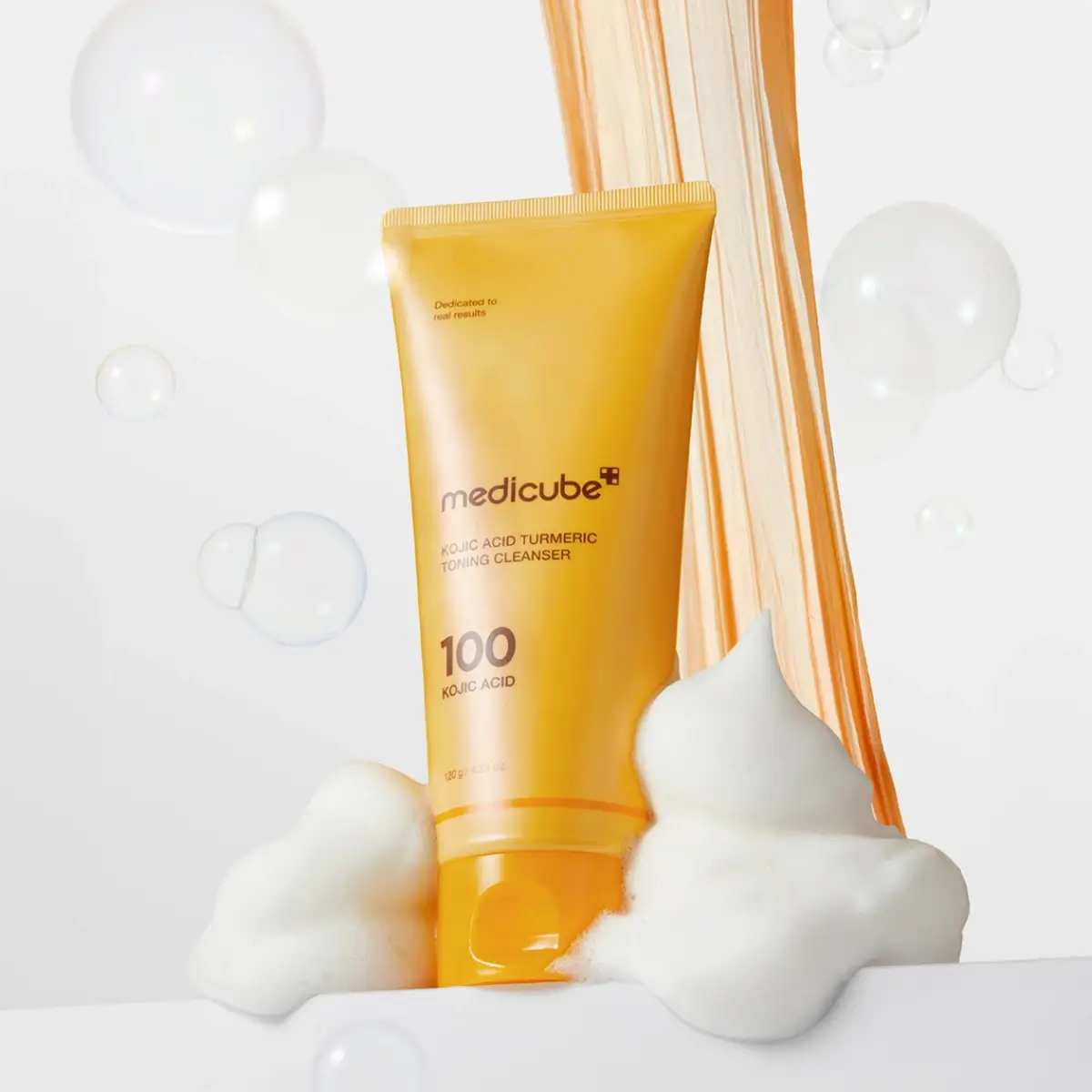 m5 Medicube Kojic Acid Turmeric Toning Cleanser-120g - Image 1