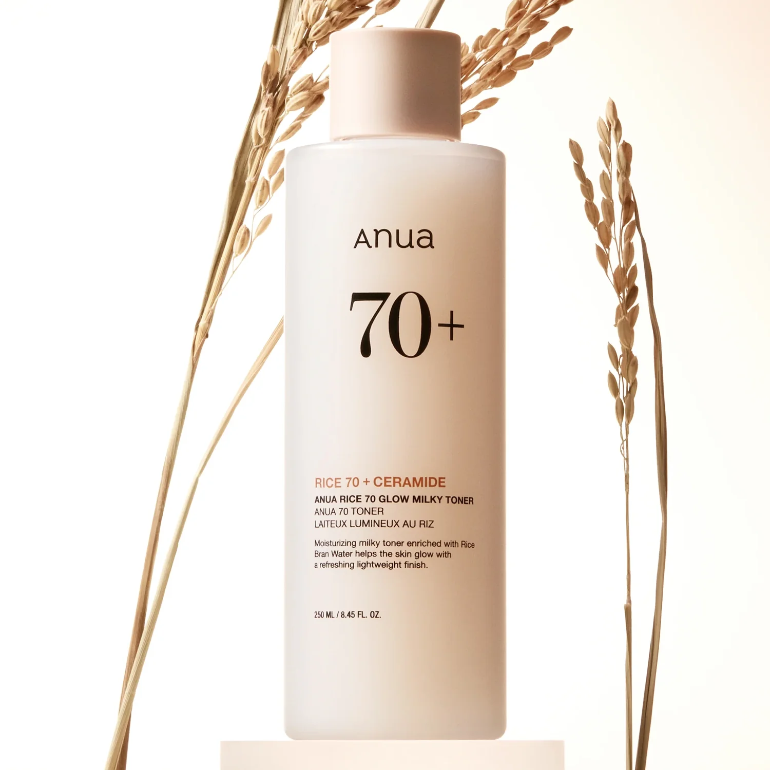 a5 Anua Rice 70+ Ceramide Glow Milky Toner-250ml - Image 1