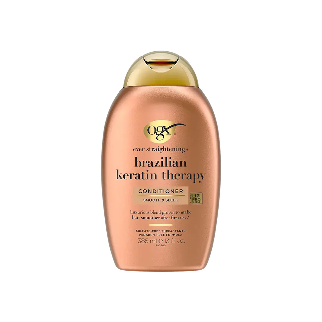 o4 OGX Brazilian Keratin Smooth Conditioner-385ml - Image 1