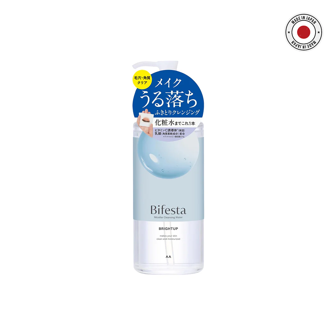 BifestaMicellarCleansingWaterBrightup400mlJapan Bifesta Micellar Cleansing Water – Brightup - Image 1