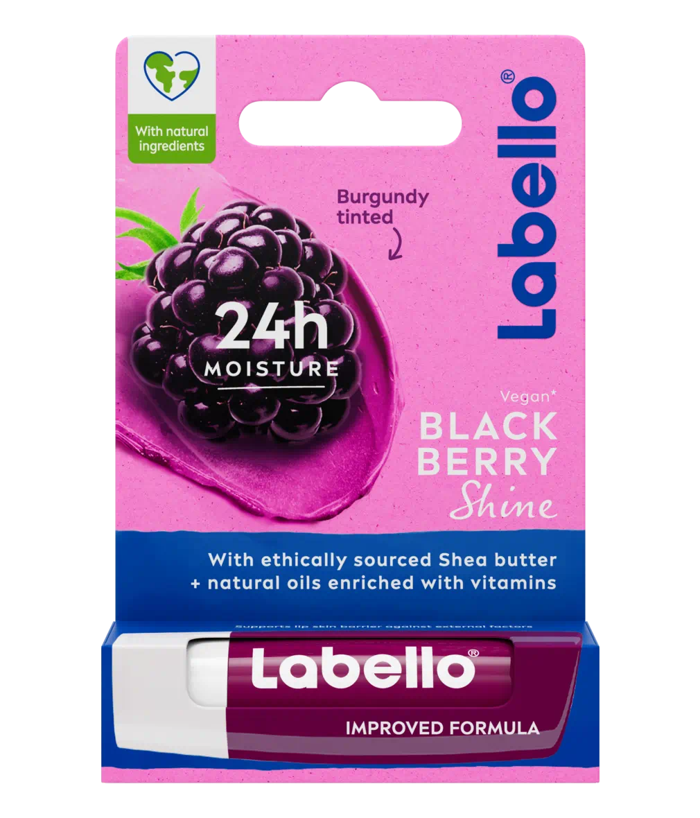 l3 Labello Blackberry Shine Lip Balm - Image 1
