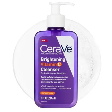 c1 CeraVe Brightening Vitamin C Cleanser-237ml (USA) - Image 1