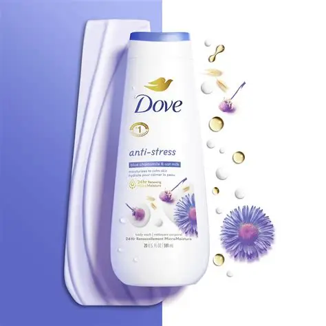 d1 Dove Anti-Stress Body Wash- 400ml - Image 1