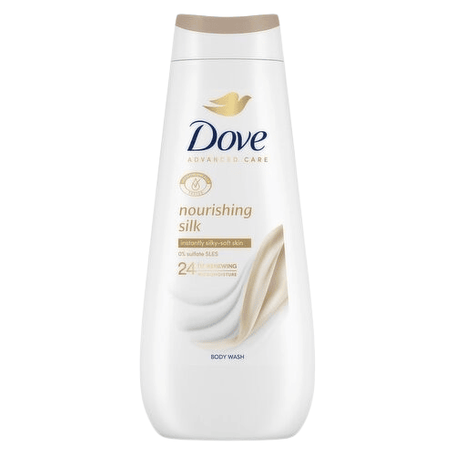 d5 Dove Advanced Care Nourishing Silk Body Wash- 400ml - Image 1