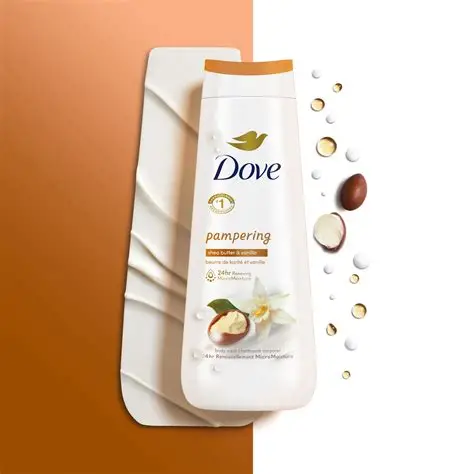 d7 Dove Advanced Care Pampering Body Wash- 400ml - Image 1