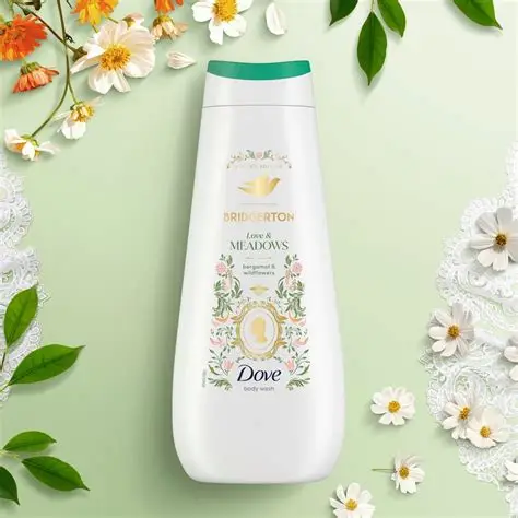 d8 Dove Bridgerton Love & Meadows Body Wash- 400ml - Image 1